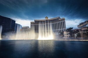 Bellagio Fountains on the Las Vegas Strip